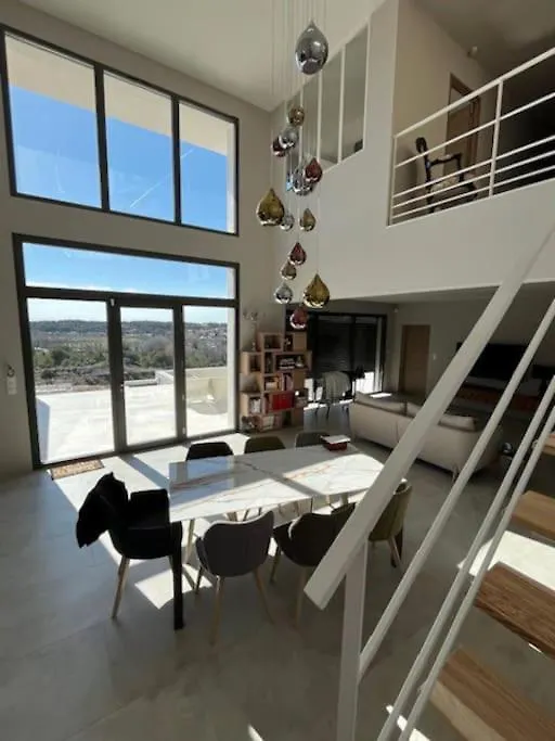 Vila Belle Contemporaine Avec Piscine Proche D'Aix En Provence Rognes